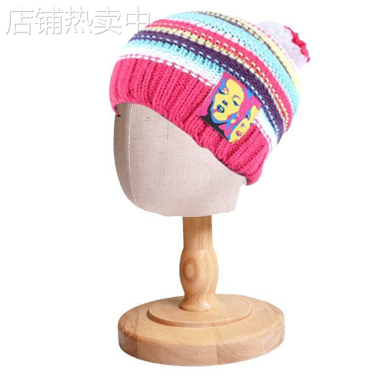 现货婴儿帽子展示架婴儿包布头模儿童模特头儿童帽子头饰展示架