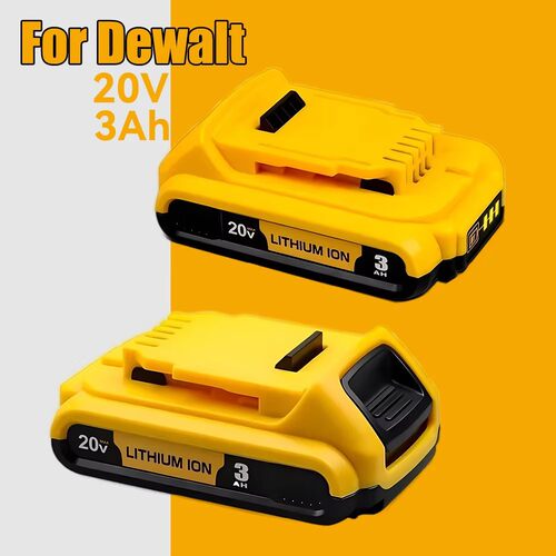 适配DeWalt 18V 20V 3.0Ah DCB203- DCB206  DCB200电动工具电池