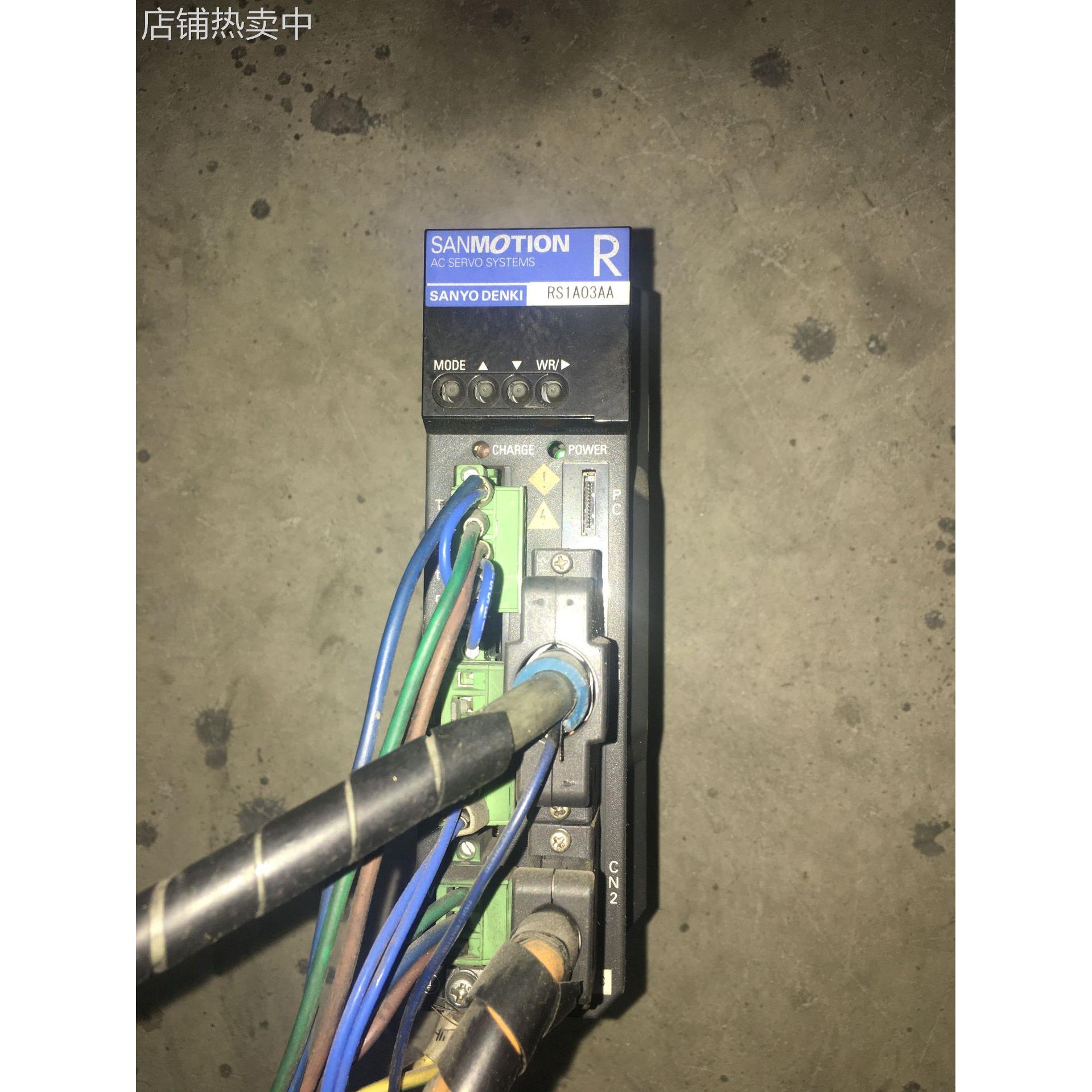 二手山洋交流伺服驱动器电机SANMOTION RS1A03AA P60B13100HXS1J