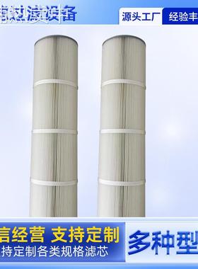 工业除尘滤芯P131912激光切割机阻燃滤筒抛丸机粉末回收除尘滤筒