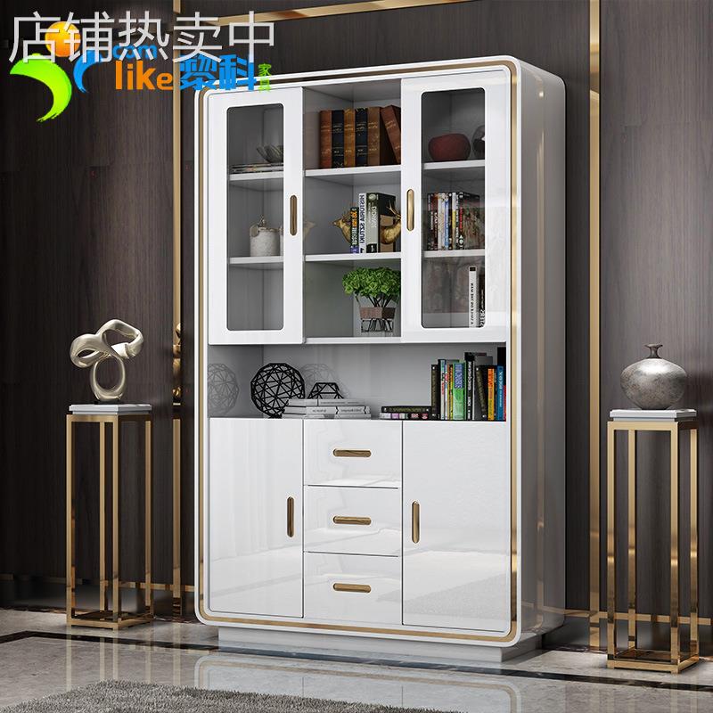 轻奢书柜办公书架简约现代省空间卧室文件柜资料柜烤漆办公家具