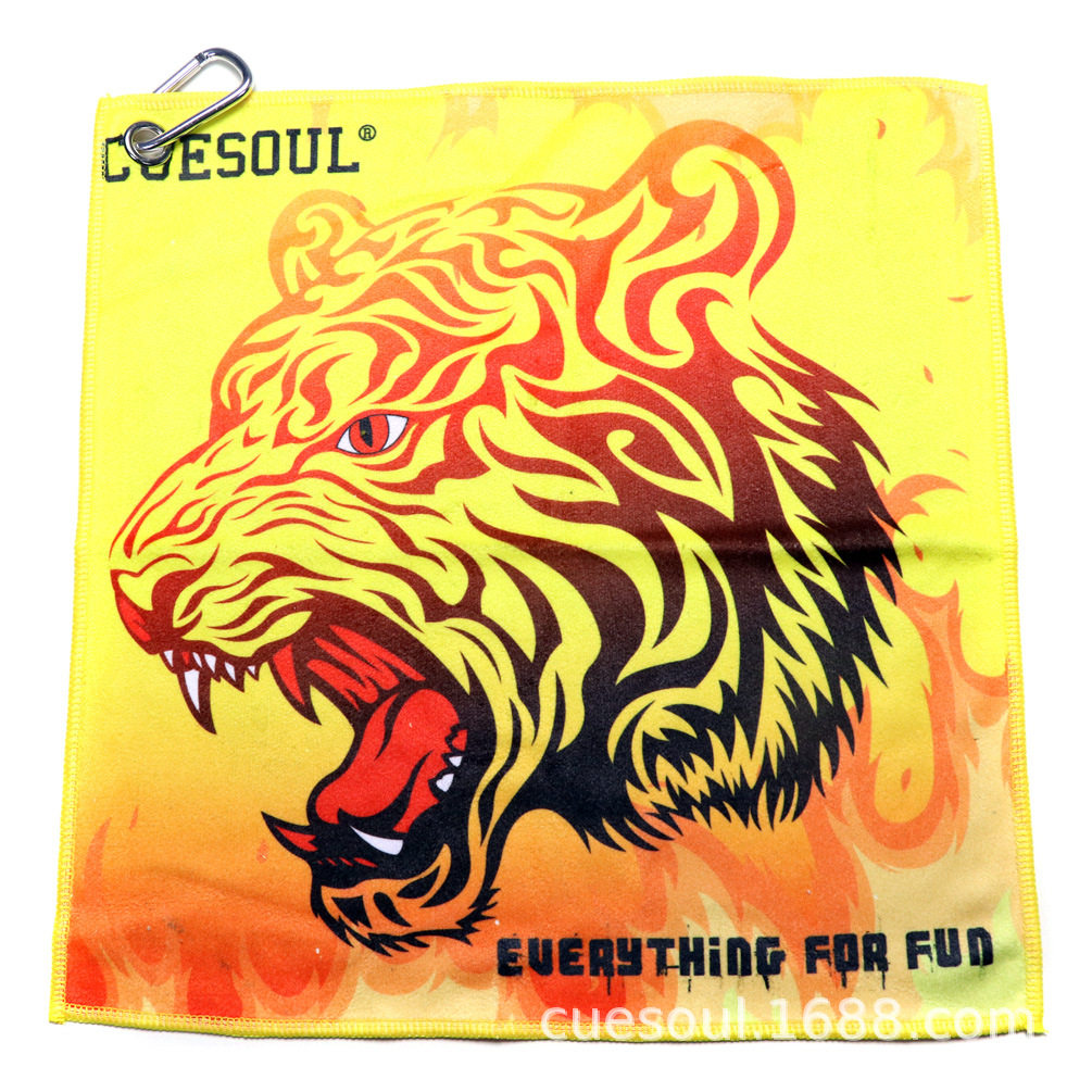 CUESOUL/Q獣运动吸汗健身个性创意擦汗跑步户外吸水方形毛巾