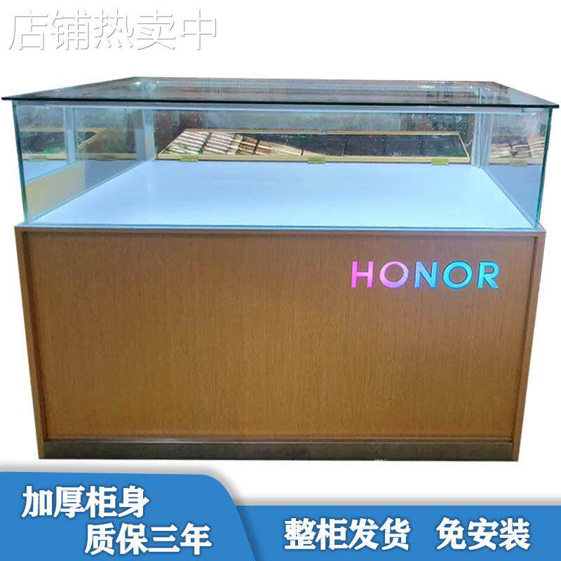 中国电信手机专用柜台手机玻璃展示柜靠墙前开柜台新款二手机柜台