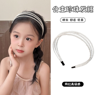 儿童超仙法式 发箍发带女童不勒头高颜值头箍小女孩气质压发头饰