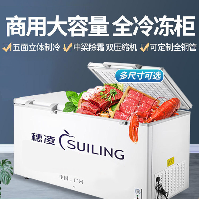 穗凌商用冷柜冷冻冷藏海鲜柜图片