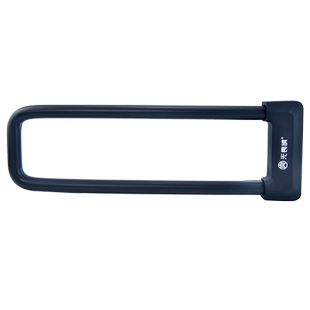 无畏惧玻璃门锁双门U型锁商铺门插锁防盗锁双开加长U形锁摩托车锁