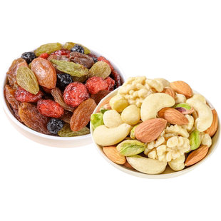 每日坚果混装果仁500g罐装零食多彩果仁干果鲜果