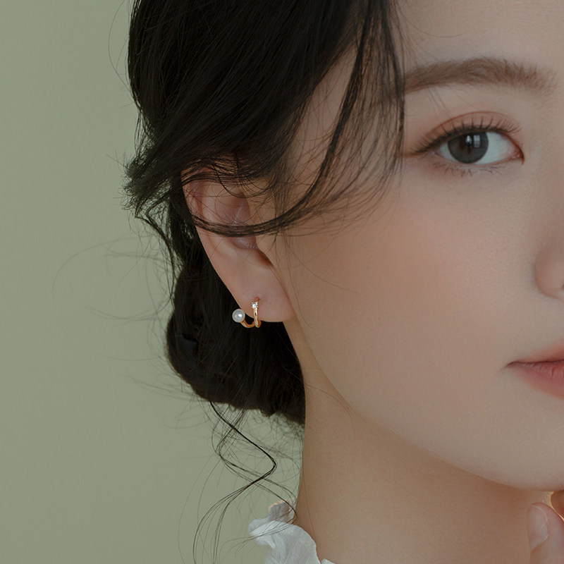 特别设计珍珠耳钉女高级感耳夹无耳洞耳饰耳环2025年新款潮春夏季,饰品/流行首饰/时尚饰品新,耳钉,淘宝优惠券,粉丝福利购,淘宝优惠卷