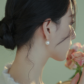 大颗珍珠耳环14K包金不掉色气质百搭高级感明星款 2025经典 高跟鞋