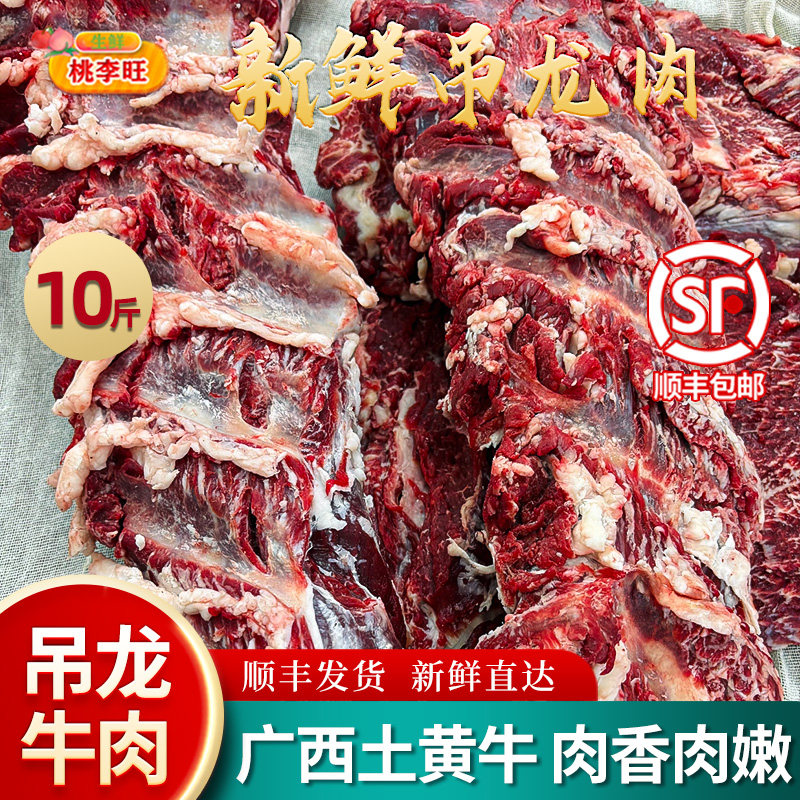 新鲜吊龙牛肉 现杀黄牛肉散养牛吊龙生鲜嫩牛肉 潮汕牛肉火锅食材