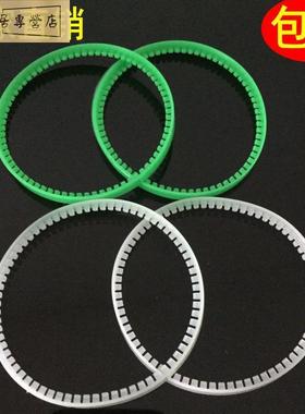 T35绿色塑料滚轮压脚圈 TRF1平车白色滚轮压脚圈 滚筒压脚皮革圈