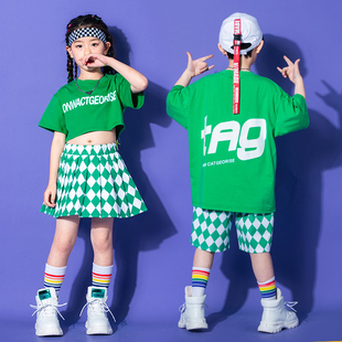 儿童啦啦队演出服开幕式服装小学生运动会班服团体方阵表演幼儿园