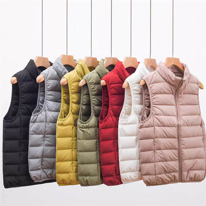 优衣U家官方旗舰店庫2025秋冬轻薄羽绒服女士马甲背心无缝面料内