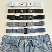 隐形无痕懒人腰带女牛仔裤 收腰神器裤 子腰围松紧改大小调节扣皮带