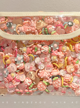 儿童扎头发皮筋不伤发可爱女童宝宝头绳发圈高弹力发绳小女孩发饰