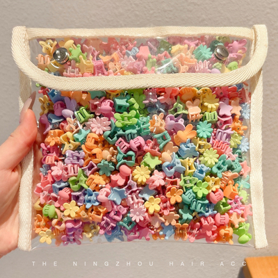 刘海迷你小抓夹儿童彩色发夹女孩