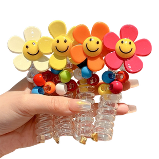 儿童扎辫子神器可爱小女孩编发头饰泡泡辫头绳电话线发圈马尾发绳