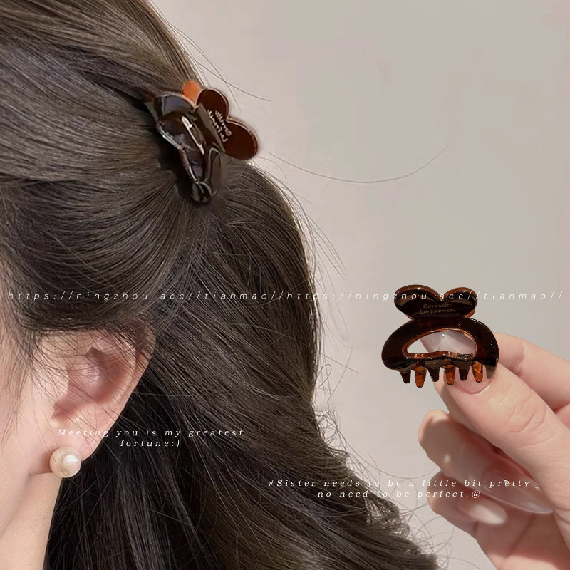 美拉德咖色兔耳朵发夹公主头抓夹刘海侧边夹前额碎发小夹子头饰女,饰品/流行首饰/时尚饰品新,发饰,淘宝优惠券,粉丝福利购,淘宝优惠卷