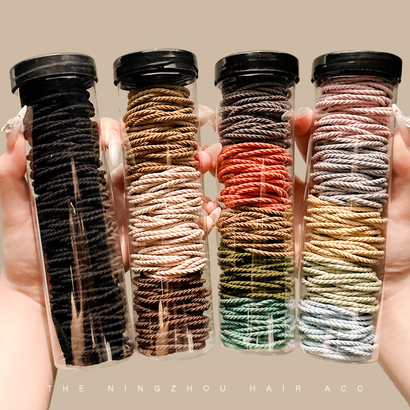 儿童皮筋不伤发高弹力发绳女童高马尾不塌头绳扎头发发圈女孩头饰