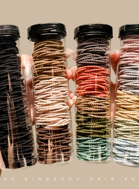 儿童皮筋不伤发高弹力发绳女童高马尾不塌头绳扎头发发圈女孩头饰