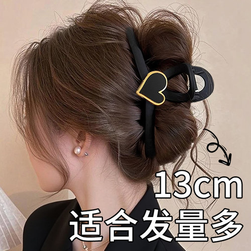发量多盘发抓夹饱满后脑勺大号