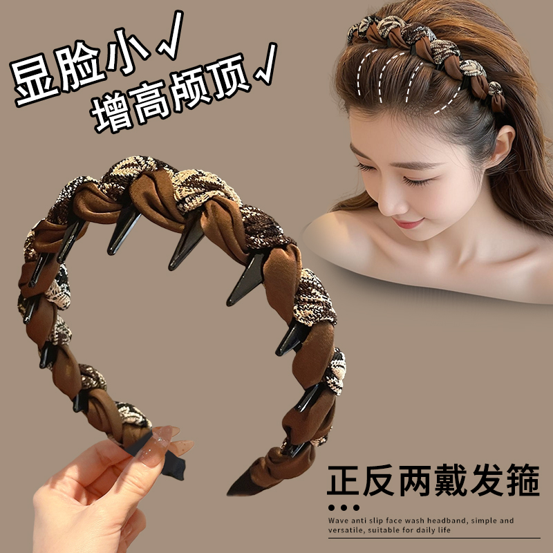 日常外戴带齿防滑发箍女2025新款