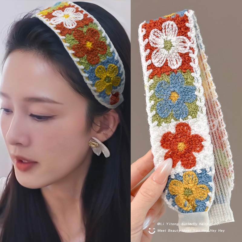 李沁同款刘海魔术贴头发贴发带