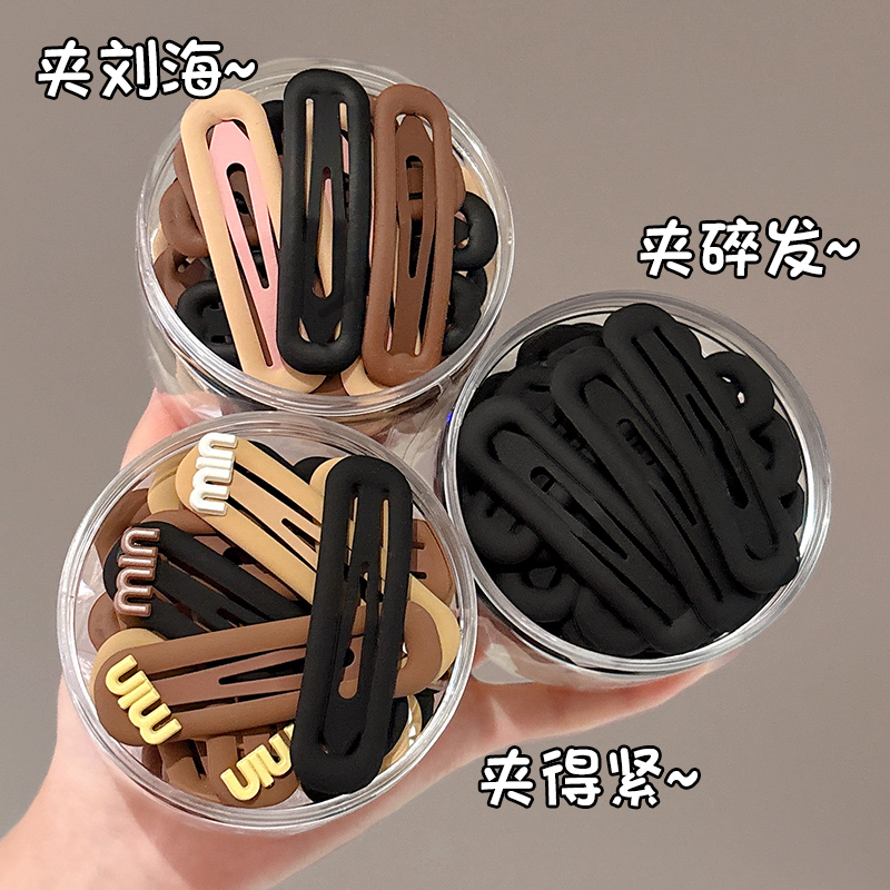 一字发夹女2025新款高端成人刘海