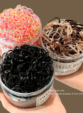 儿童一次性橡皮筋扎头头绳女童宝宝发圈不伤发高弹力耐用发绳皮套