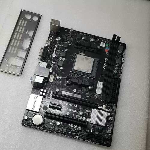 议价铭uA68U3P主板加X4 860k处理器 使用正常 成色