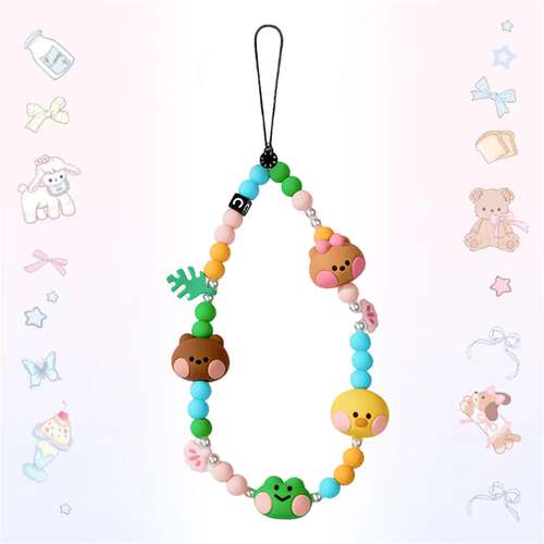 【现货】链条联名LINE FRIENDS minini短挂绳手链