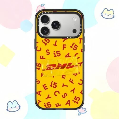 【韩国】黄色胶带DHL标签适用于苹果iPhone18/17Promax手机壳16pro艺术15Pro明星同款14/13磁吸防摔硬壳