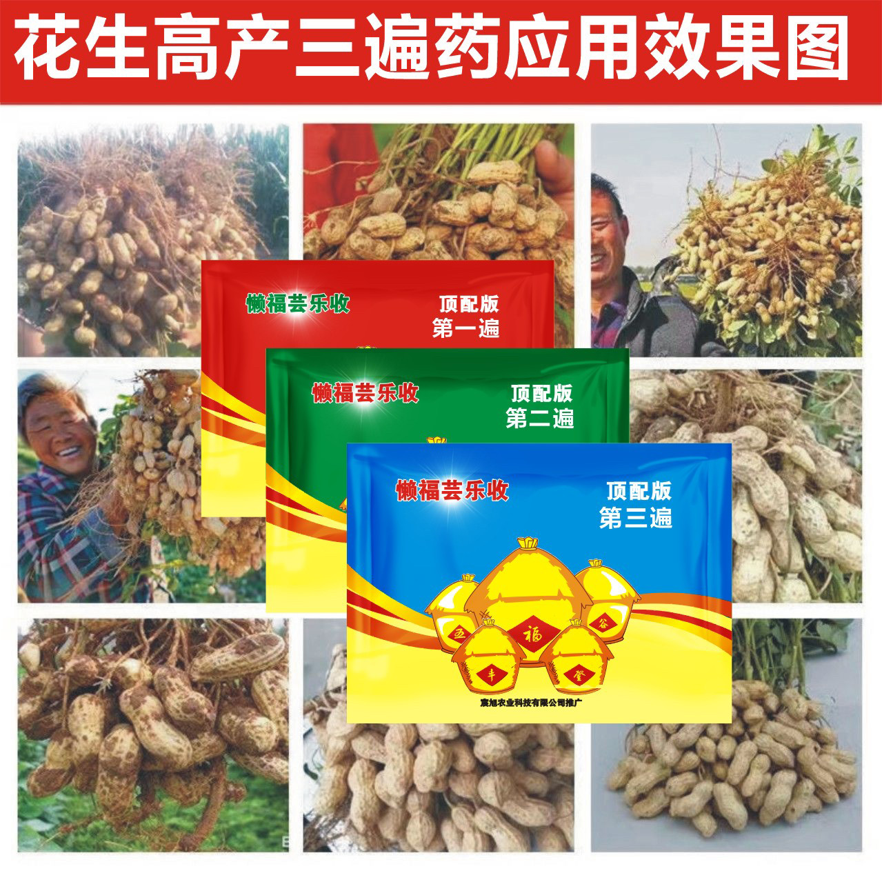 芸乐收花生套餐花生三遍药高产套餐控旺抗病防早衰杀菌杀虫促下针