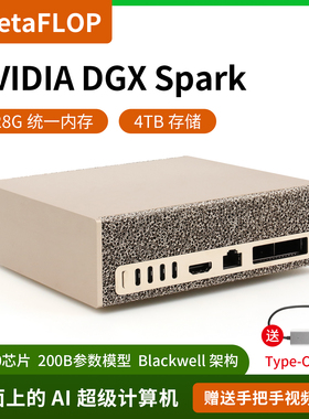 英伟达NVIDIA DGX Spark 主机超级计算机 Blackwell AI小型服务器