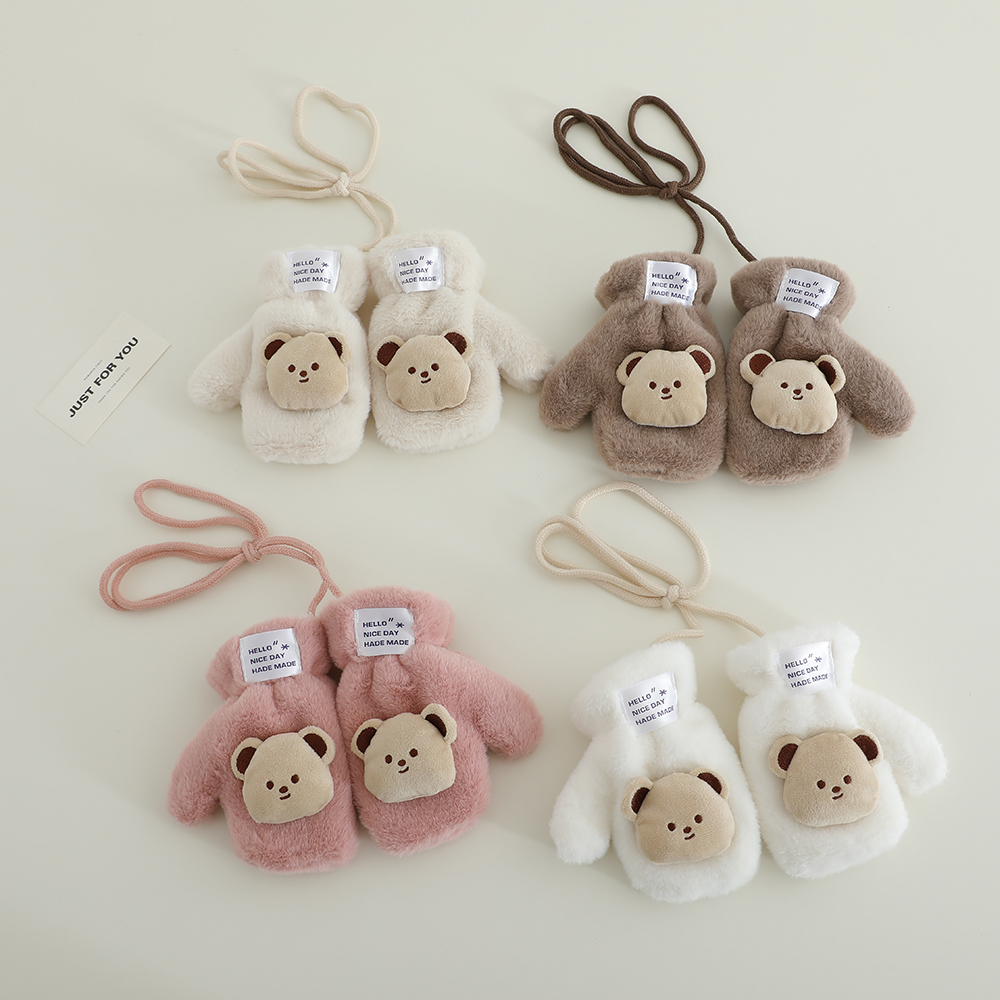 慕佩奇儿童手套保暖加厚