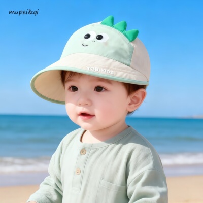 慕佩奇宝宝春夏速干遮阳帽防晒