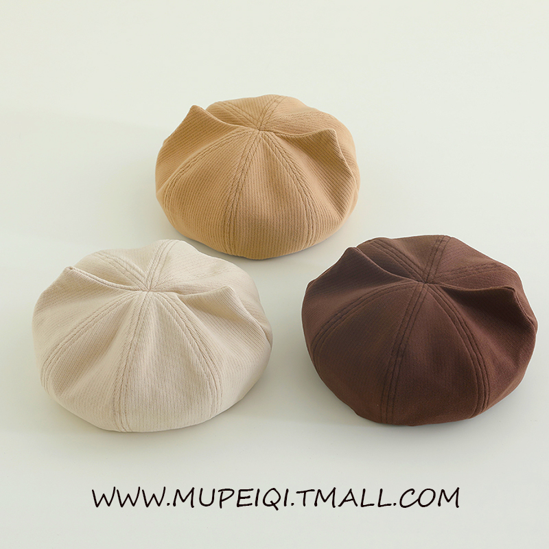 宝宝贝雷帽女童帽子儿童蓓蕾帽