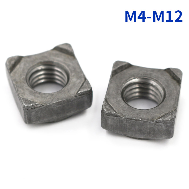 a型四方焊接螺母 四角点焊螺帽din928四角型m5m6m8m10m12
