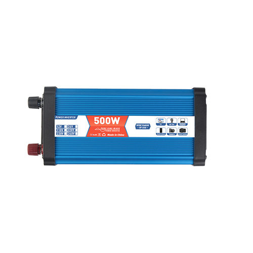 500W纯正弦波逆变器车载逆变器 12v转220V/110V逆变器带双usb数显