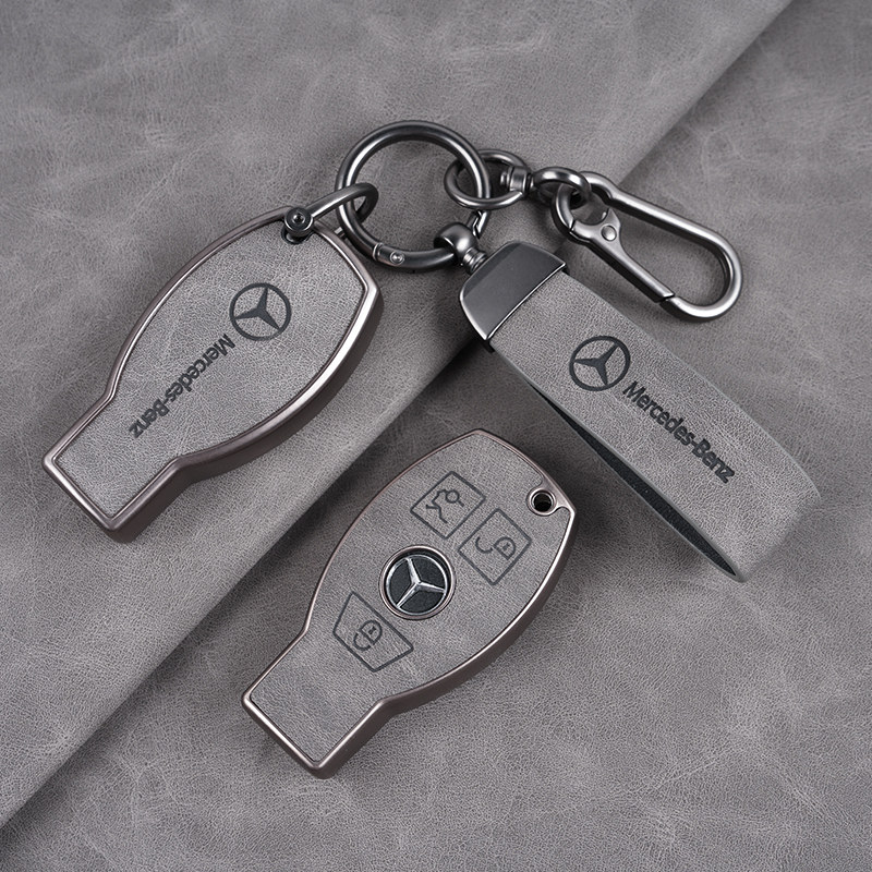 奔驰c260L钥匙套C级C200L壳a180L扣glc260包gla车e300l保护glk300