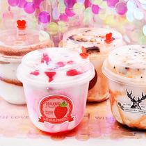 Net red bubble gum set, milk cover, super bubble mud, slim cheap dirty cup, cow's head glue fun cup