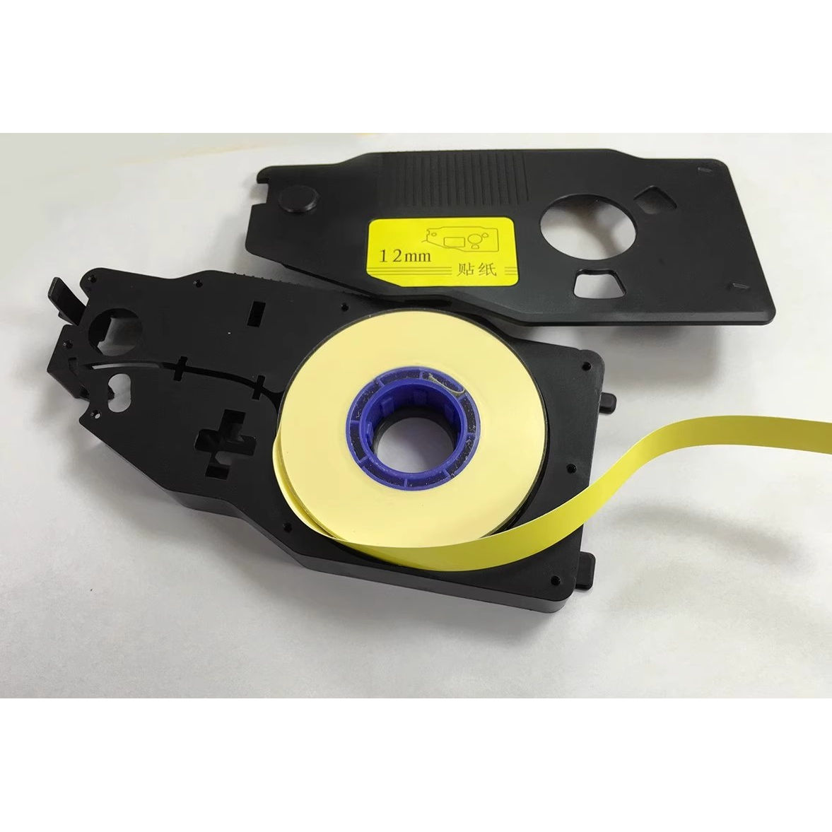 丽标线号机C-190T/E 210 C-280T/E贴纸芯9 12MM不干胶标签打印纸