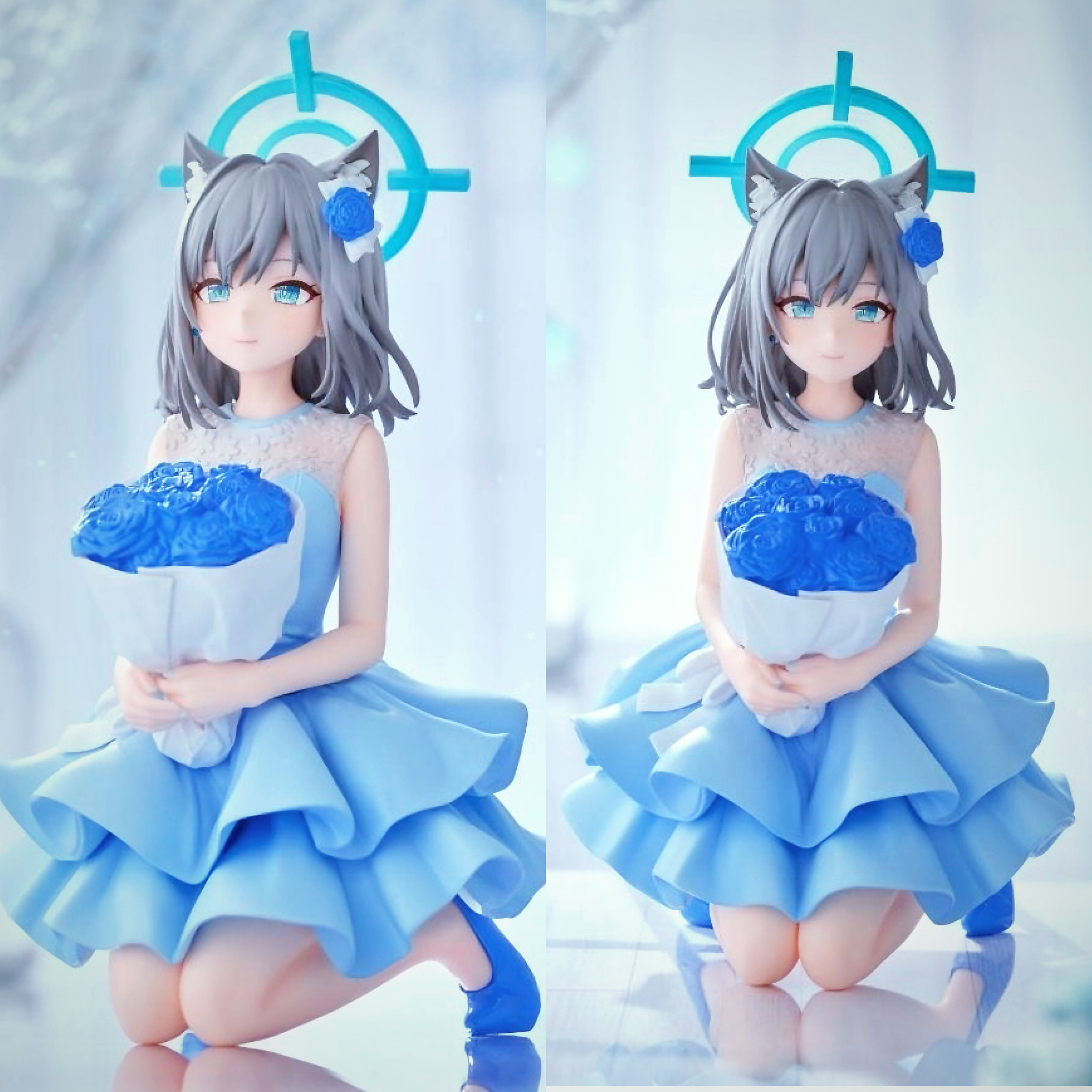 蔚蓝档案手办砂狼白子小鸟游星野阿罗娜普拉娜二次元动漫模型摆件