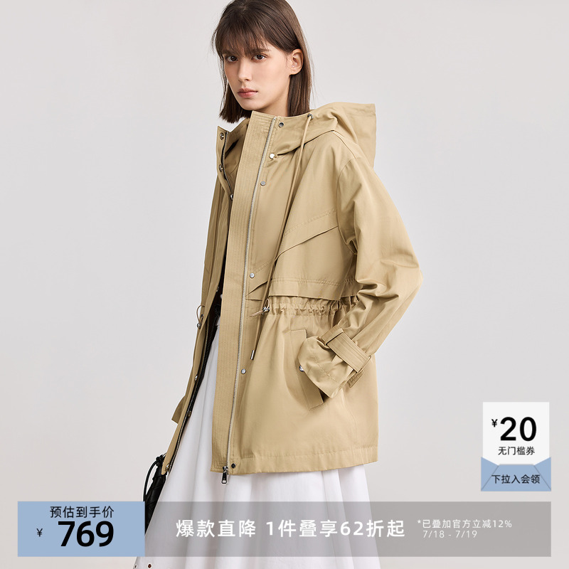 一手长衣长-衣长过臀拉长身形比例