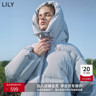 【法奢白金】0感泡芙LILY冬季新款女装外套短面包羽绒鹅绒服