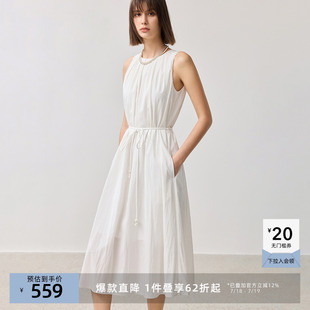 浪漫收腰无袖 2025春新款 LILY时光小黑裙 背心连衣裙女 商场同款