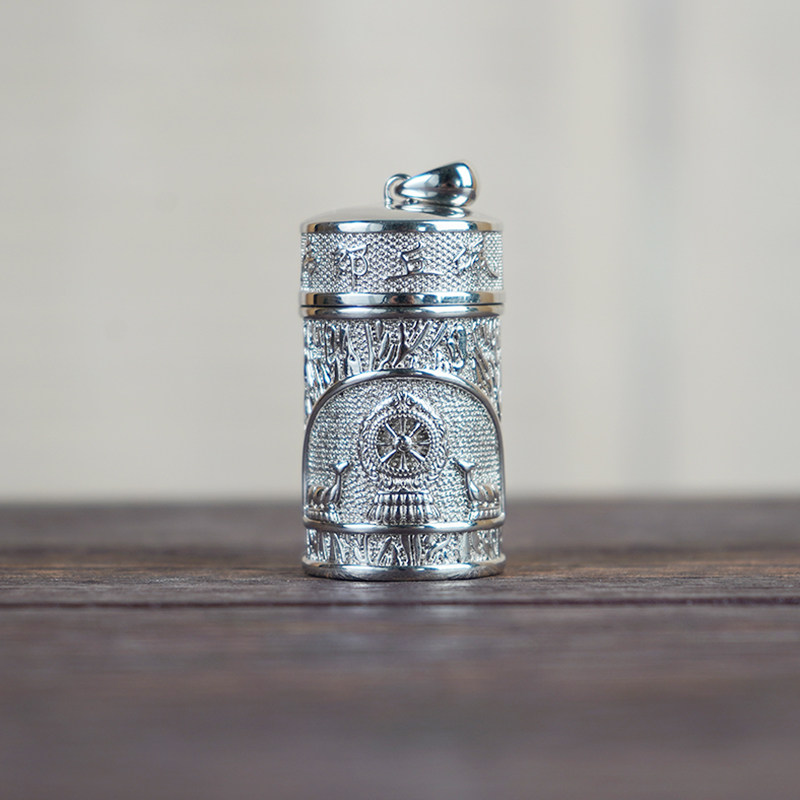 席郎丘佩925纯银安心宁神/提神醒脑鼻烟壶 四川阿坝州鼻烟壶,特色手工艺,内画鼻烟壶,淘宝优惠券,粉丝福利购,淘宝优惠卷