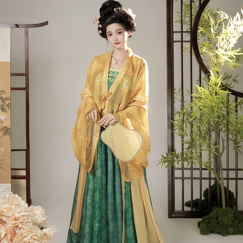 柒邑原创唐制齐胸儒裙