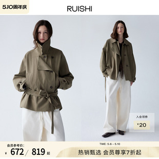 气质风衣外套 双层门襟多领型挺阔长短款 RUISHI芮时 春日来信