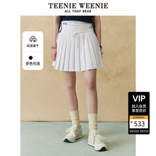 学院百褶裙 TeenieWeenie小熊半身裙夏季 吸湿速干